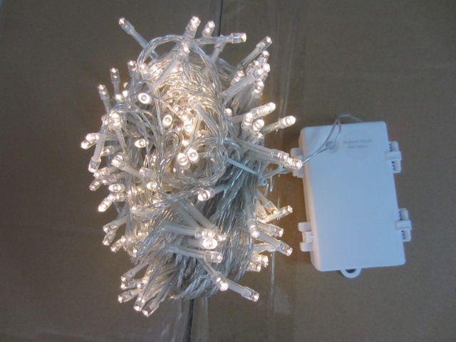Sell battery LED string light with warm white LED and clear cable , waterproof