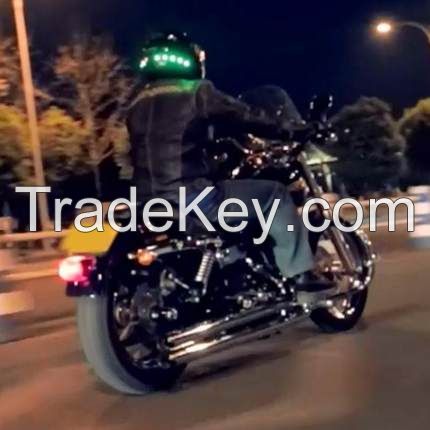 LED Motorcycle Helmet Smart Safety Lights