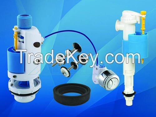 Sell Toilet Tank Fittings, with Two-way Fill Valve and Dual Flush Valve f