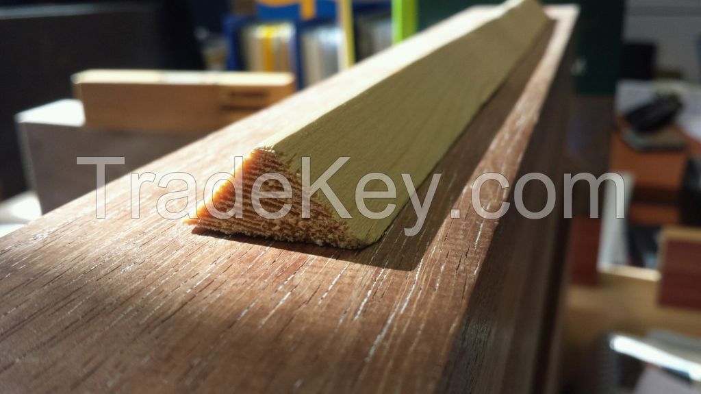 Building materials chamfer strips