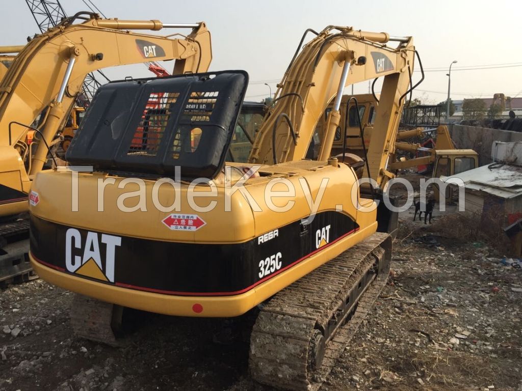 Used caterpillar 325C crawler excavator, used CAT crawler excavator 325C for sale