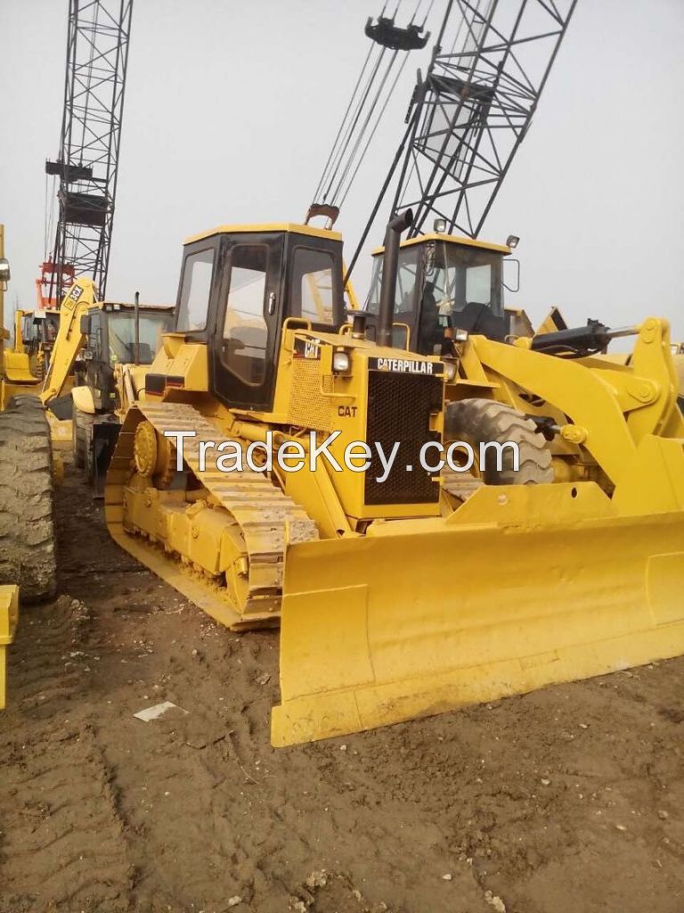 Used cheap hydraulic CAT crawler bulldozer D4H in good condition for sale