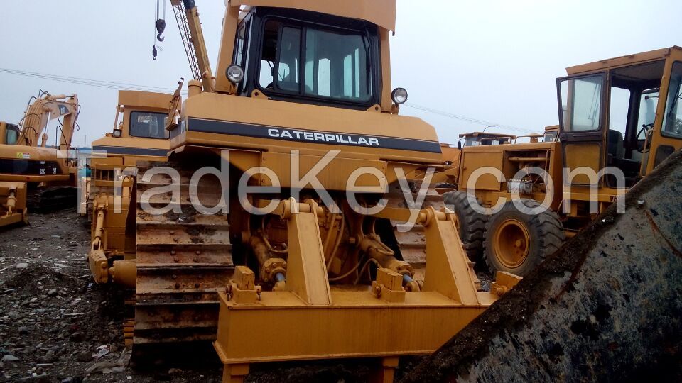 Used cheap hydraulic CAT crawler bulldozer D7H in good condition for sale