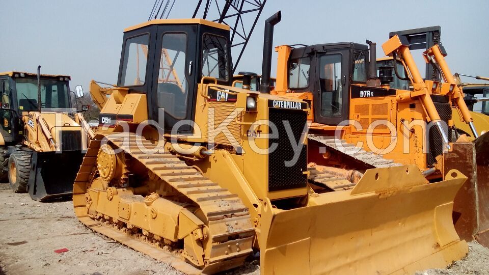 Used cheap hydraulic CAT crawler bulldozer D5H in good condition for sale