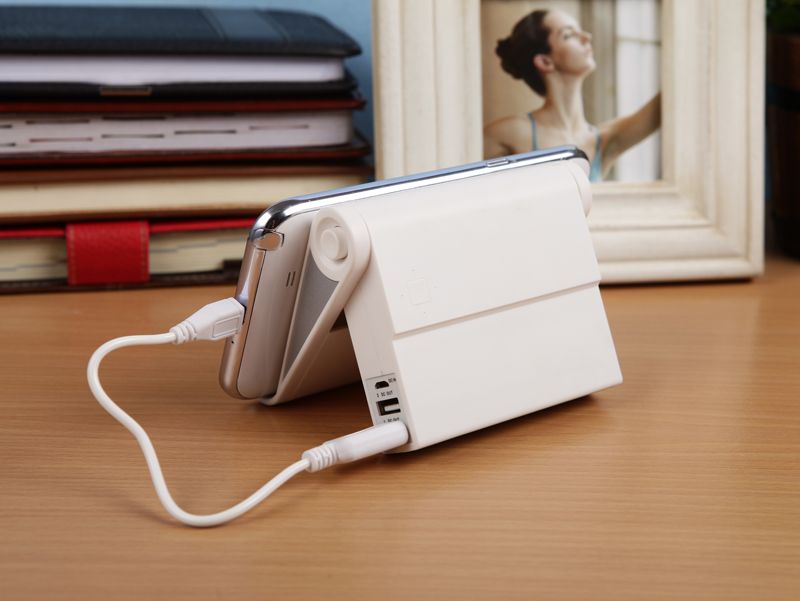 Mobile Power Bank With Foldable Stand