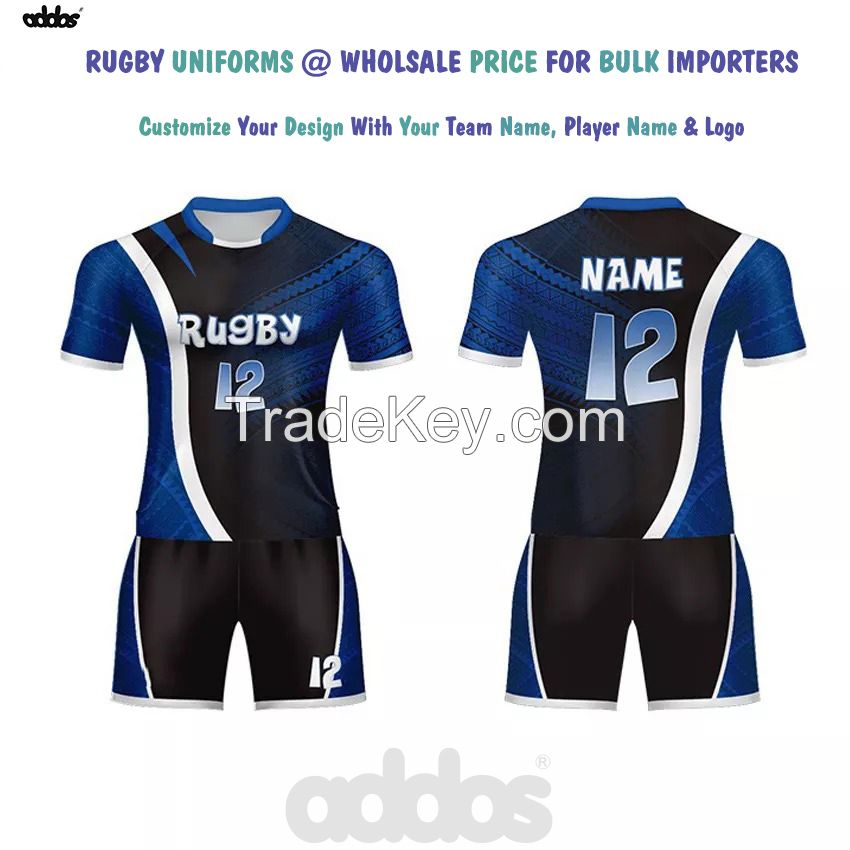 Wholesale Rugby Jersey Uniform Sets 2023