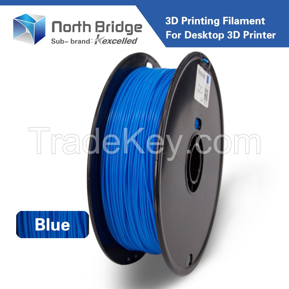 Kexcelled high quality 1.75mm 3mm PLA ABS 3d printing materials