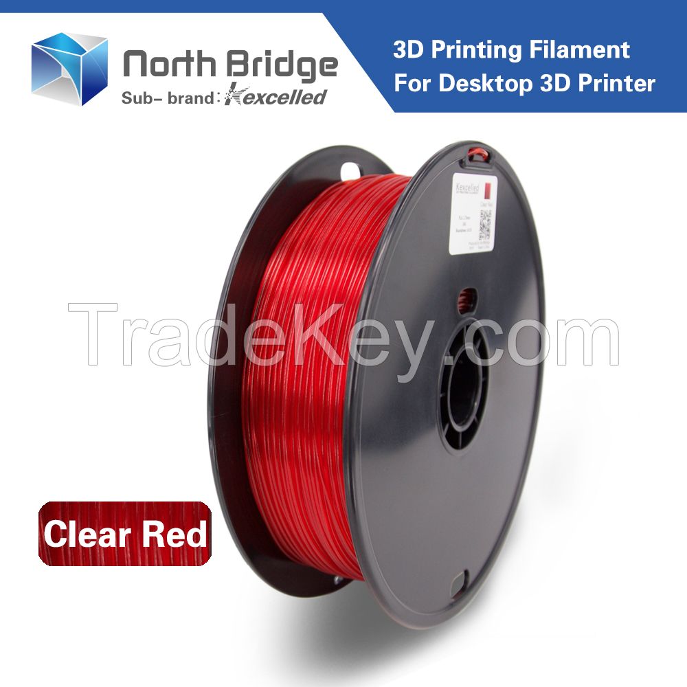 Kexcelled wholesale price 1.75mm 3mm 1kg 3d filament pla for 3d printer