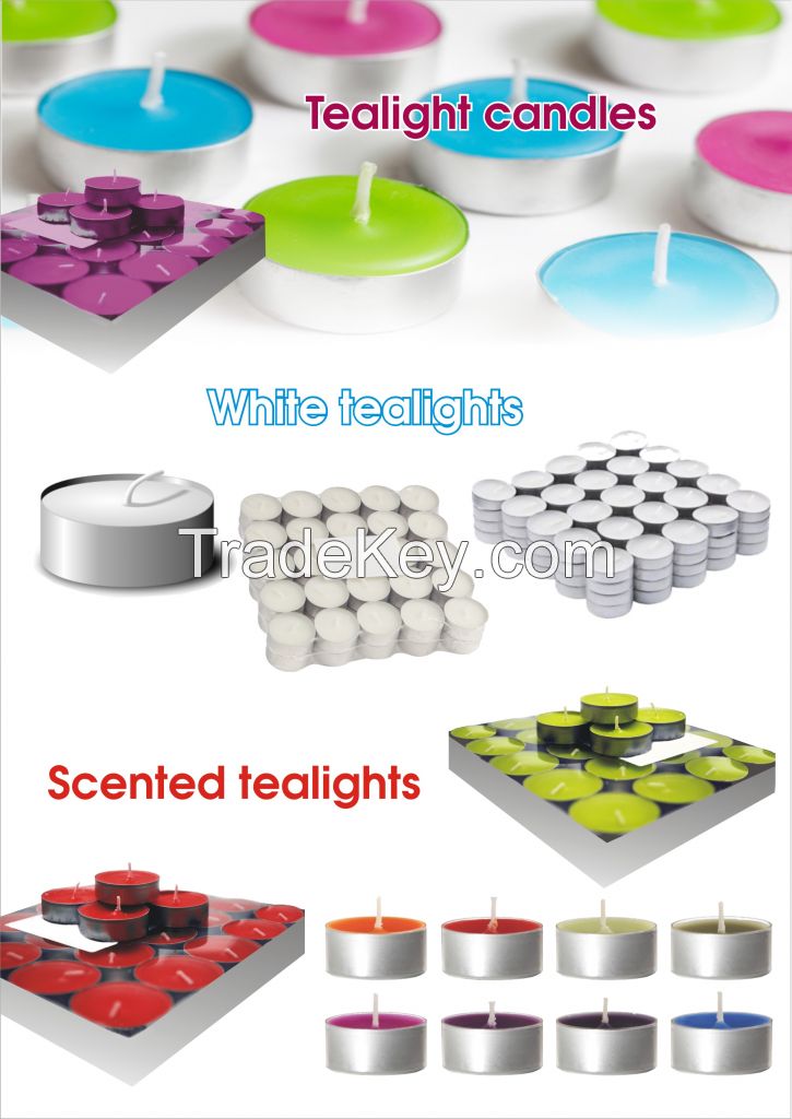 Tealight candles from manufacturer