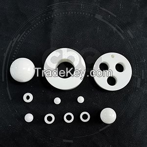 Zirconia ceramic pump and valve components