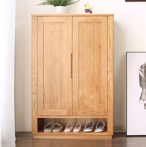 Oak Shoe Cabinet