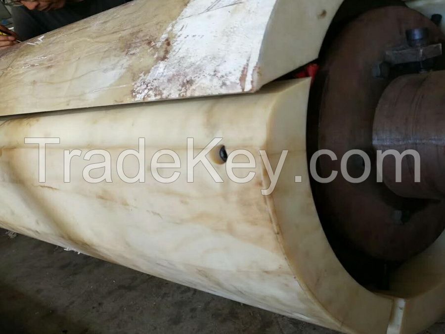 Decoiler Recoiler Diameter Increasing Polyurethane Sleeve Rubber Ring PU NBR Nylon Material