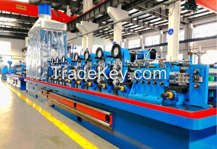 MS Mild Steel High Frequency Seam Welding Tube Rolling Machine