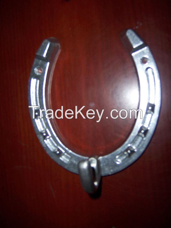 aluminium horseshoe with hook