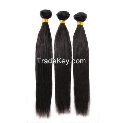 5A Brazilian Virgin Hair Extension Silky Straight/Body Wave/Deep Wave
