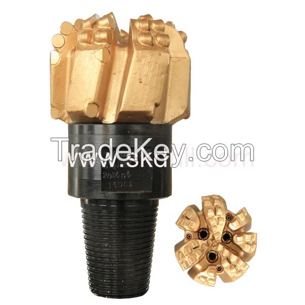 6inch 7 baldes PDC bit, PDC bit with matrix body