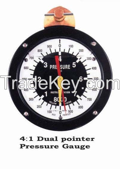 Sell 4:1 Dual Pointer Compound Gauges