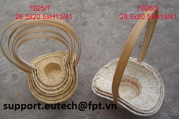 Vietnam Hanmade bamboo basket