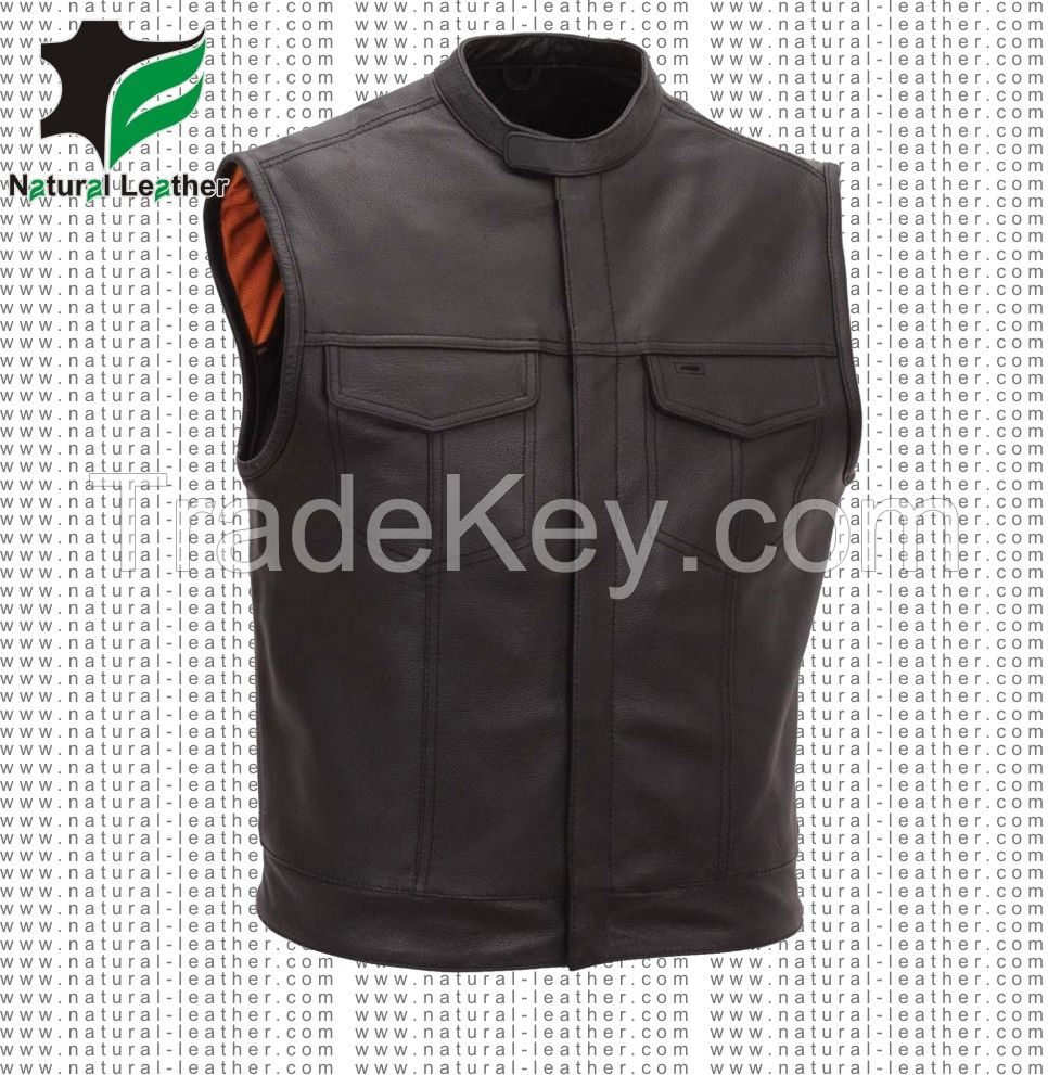 Leather Vest Coat