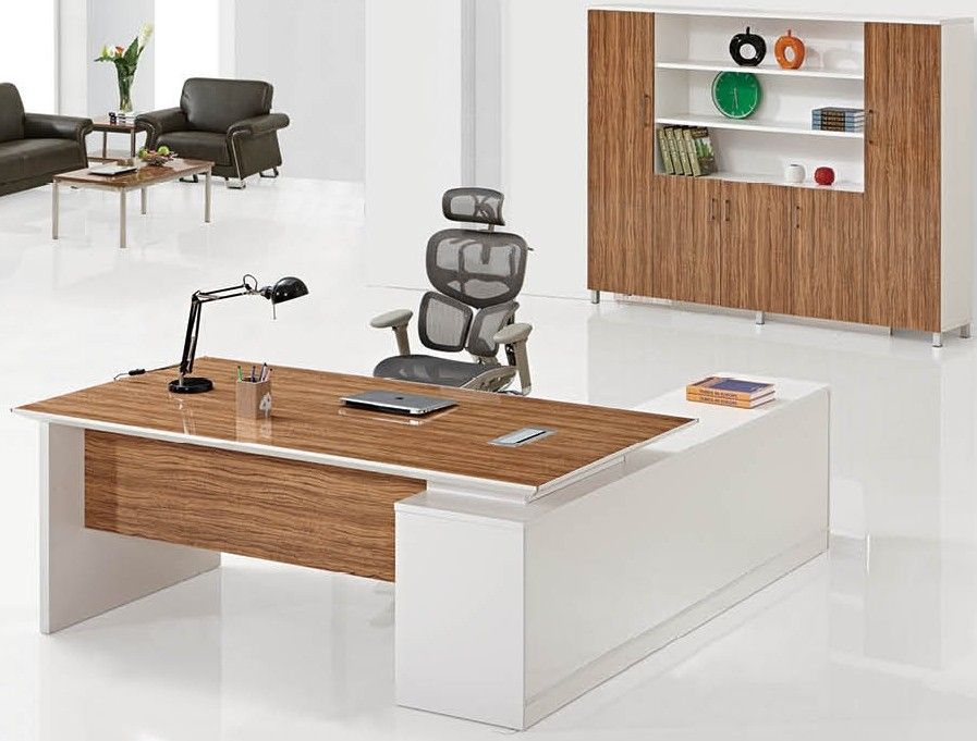 modern office melamine manager desk office furniture factory, #Z1509