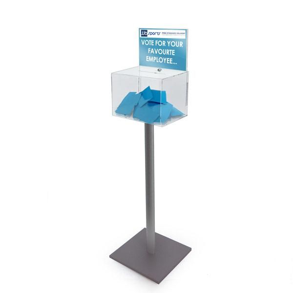 standing donation box / ballot box