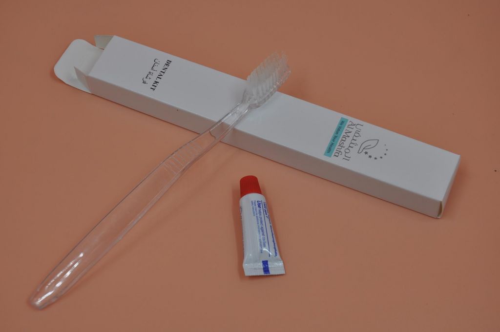 travel toothbrush with paste