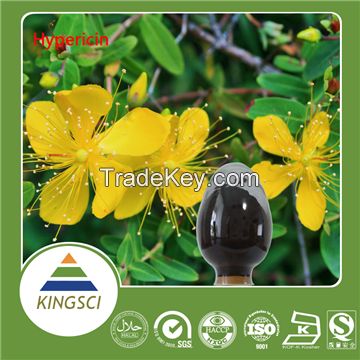 High Quality St John's Wort Extract 0.3% Hypericin powder