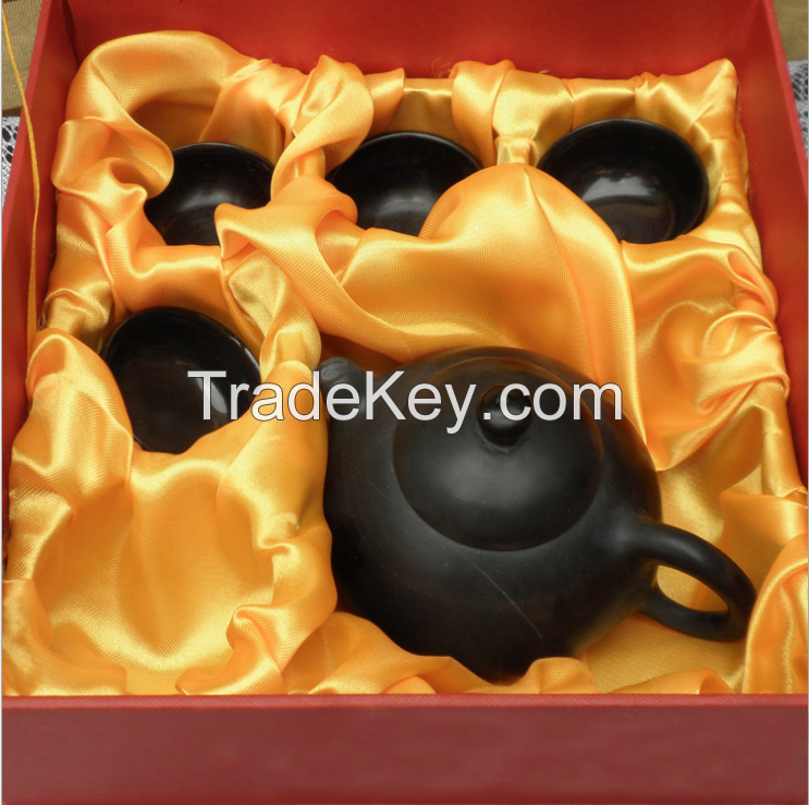 Bian-Stone Tea set  Gifts Arts Presents Chinese Traditional Crafts