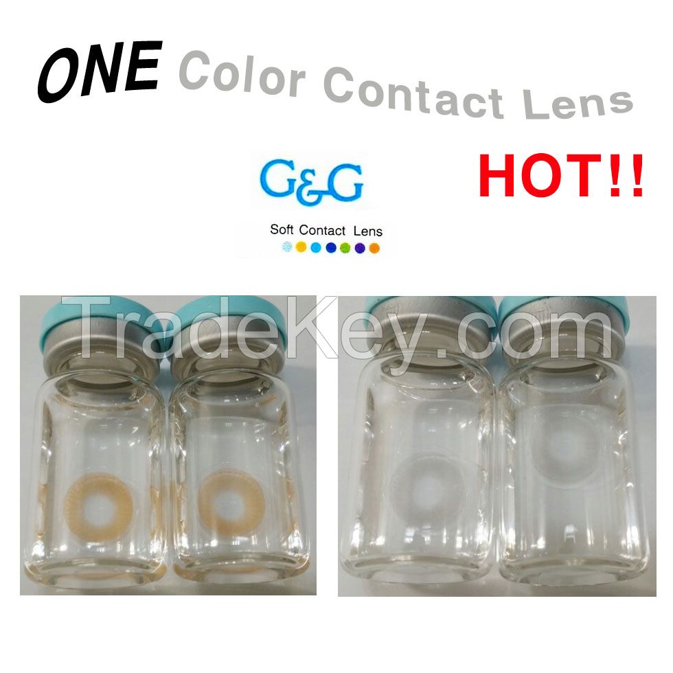 2016 GnG Dueba 1ton color contact lenses / wholesale / one colored eye contact lenses