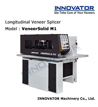 Longitudinal Veneer Splicer (Model: VeneerSolid M1) pre-glued veneers required