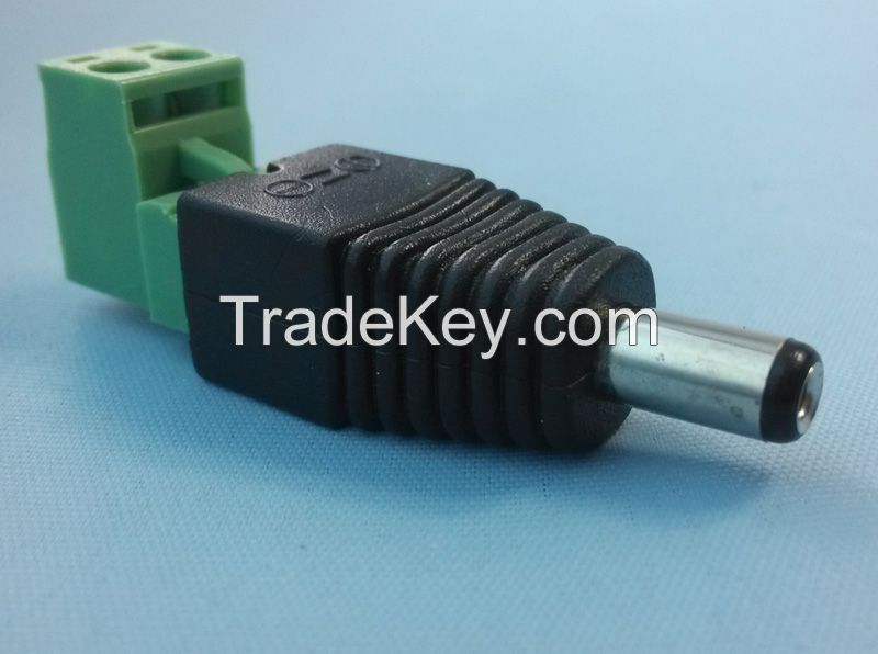 DC Power 5.5X2.1mm female to terminal (terminal removable) dc plug LED strip dc connector