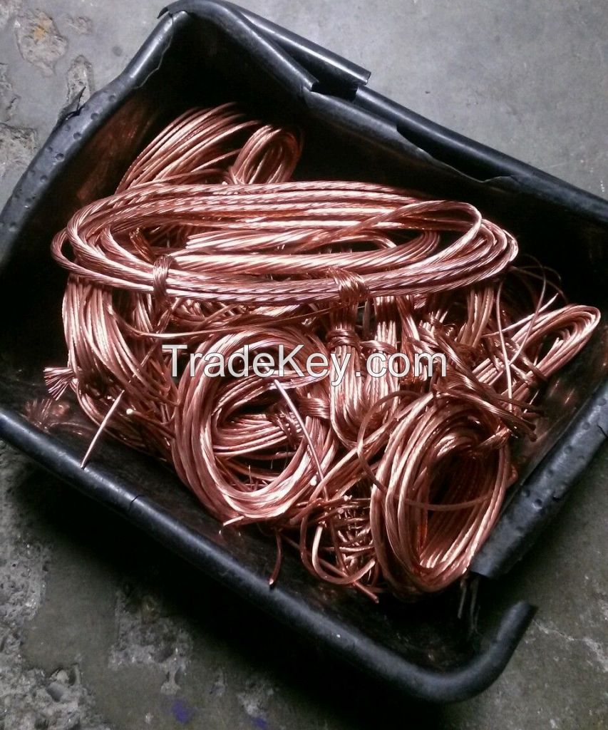 Scrap Metals/Non-Ferrous Materials / Ferrous Materials / copper scrap wire, copper, grade a cathode, 