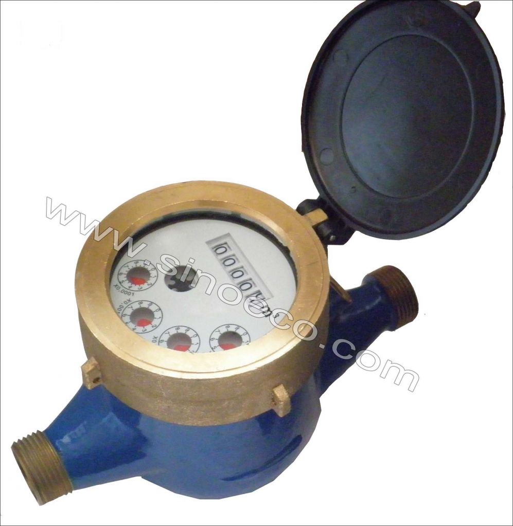 Multi jet Full Liquid Sealed Water Meter Class B / Class C / R160