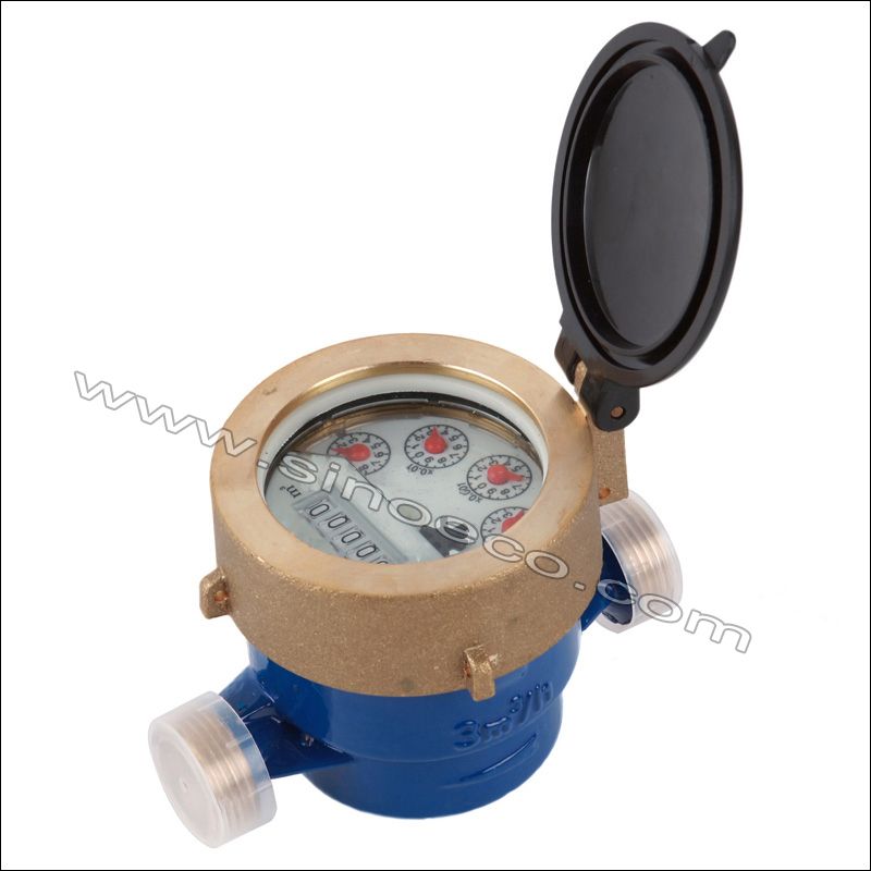 Single jet liquid sealed vane wheel Cold Water Meter R100 R160