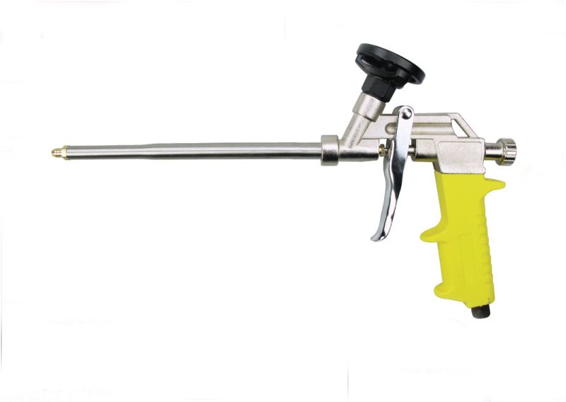 Foam gun for polyurethane foam