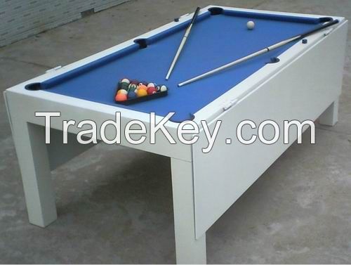 7ft billiard pool table with dining top