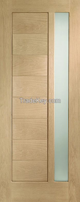 Solid wood interior door IVM022