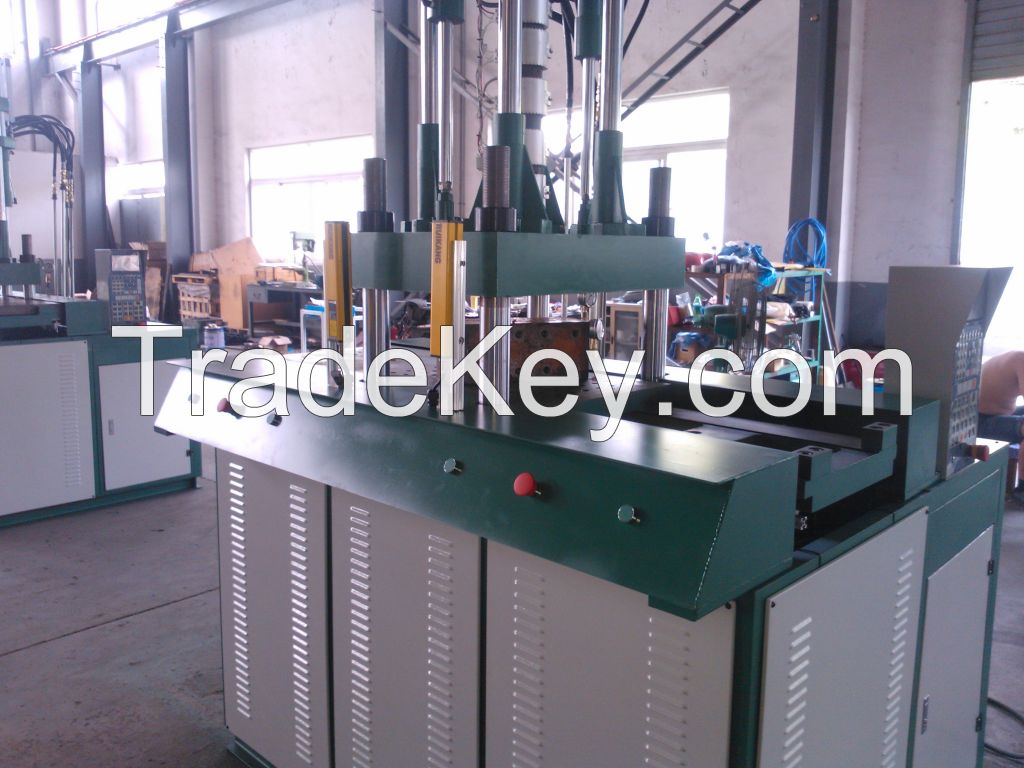 double shuttle table injection molding machine, sole making machine