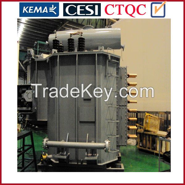 single phase oil filled ladle refinery electric arc furnace transformer 33kv