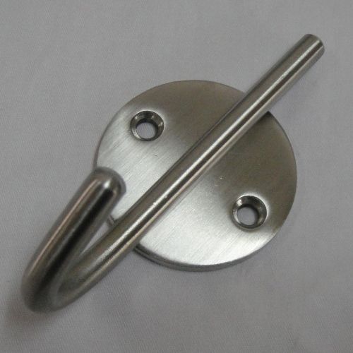 Stainless steel Round base hat and coat hook