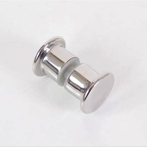 With a smooth chrome perimeter finish shower door knobs, made of aluminum