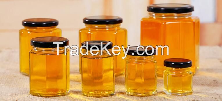 honey glass jars