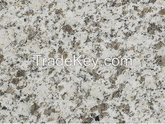 Sell wthite sesame granite wall floor tile countertop vanity top worktop fireplace