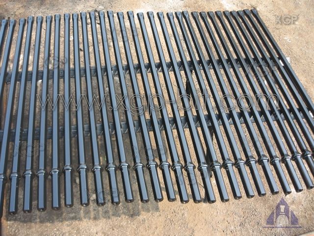 D31mm Chisel Integral Drill Bits Rods for Granite Drilling and Quarrying