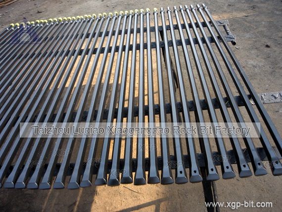 Hex22 D32mm L1200mm Integral Drill Steels Rock Rods for Tophammer Drilling