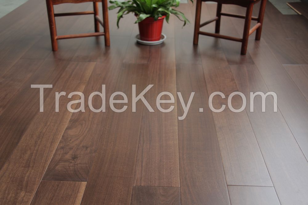 Black walnut engineered wood flooring factory supply