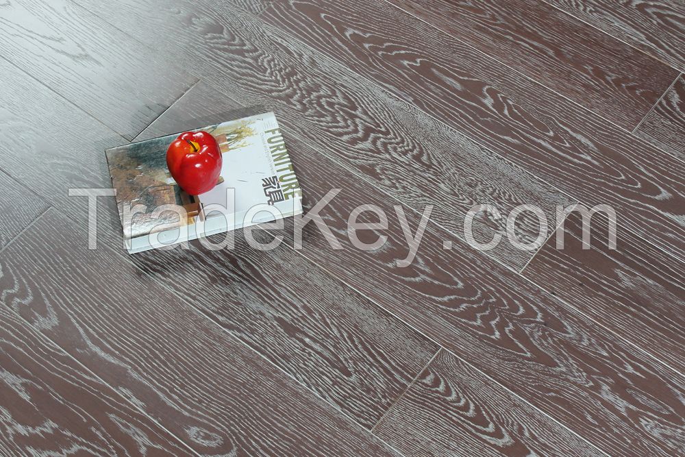 oak wood flooring factory supply new design