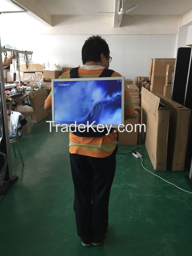 17 inch portable lcd advertising monitor with battery