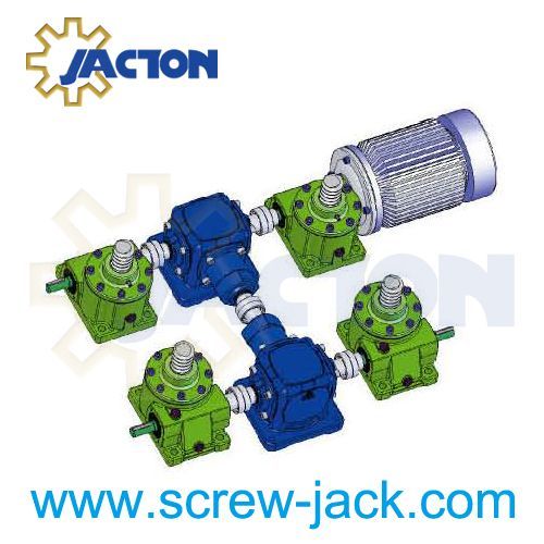 Sell self jack system using screw jack, jack screw lift table, screw jack building block system Manufacturers