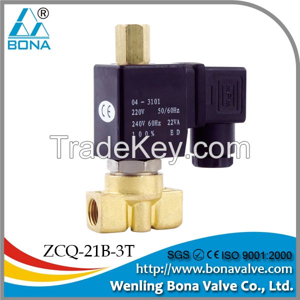 ZCQ-21B-3T coffee machine solenoid valve